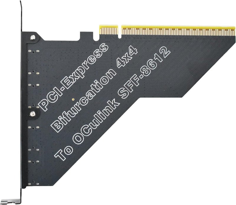 LetLinkSo Gen4 PCIe to Oculink SFF-8612 Adapter SFF-8611 External Graphics Card for GPU Dock, eGPU, NVMe SSD (PCIe x16 to Oculink) - Image 2